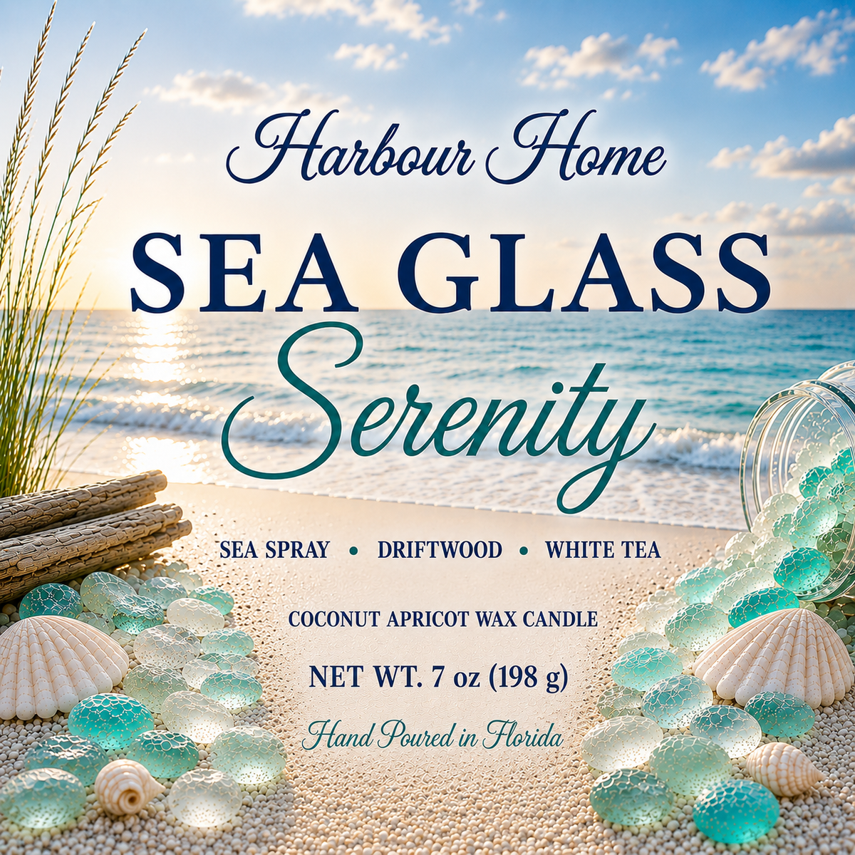 Sea Glass Serenity Candle | 7 oz